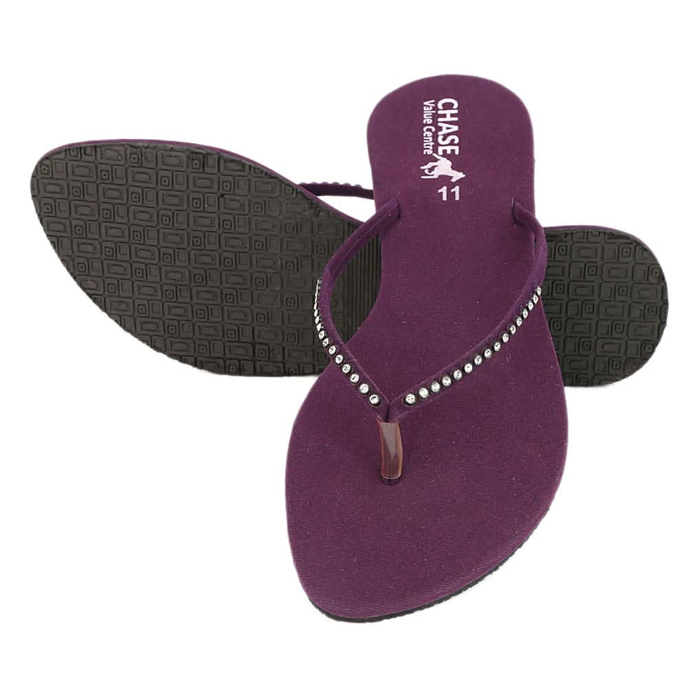 Women's Slipper (J315) - Purple, Women, Slippers, Chase Value, Chase Value