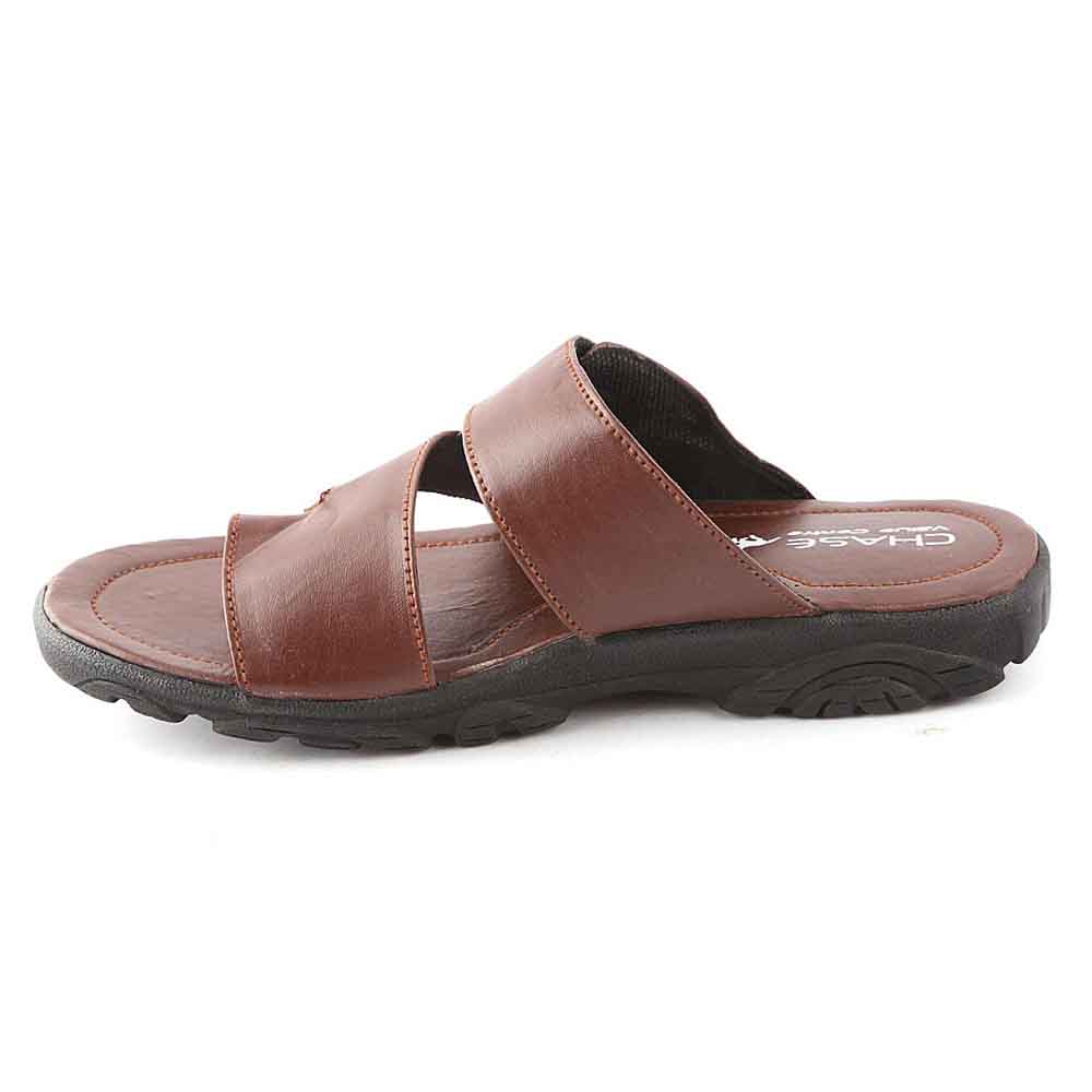 Men's Slippers (620) - Brown, Men, Slippers, Chase Value, Chase Value