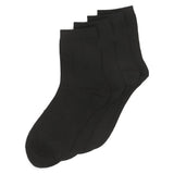 Men’s 2 Pieces Long Ankle Socks - Black, Men, Mens Socks, Chase Value, Chase Value