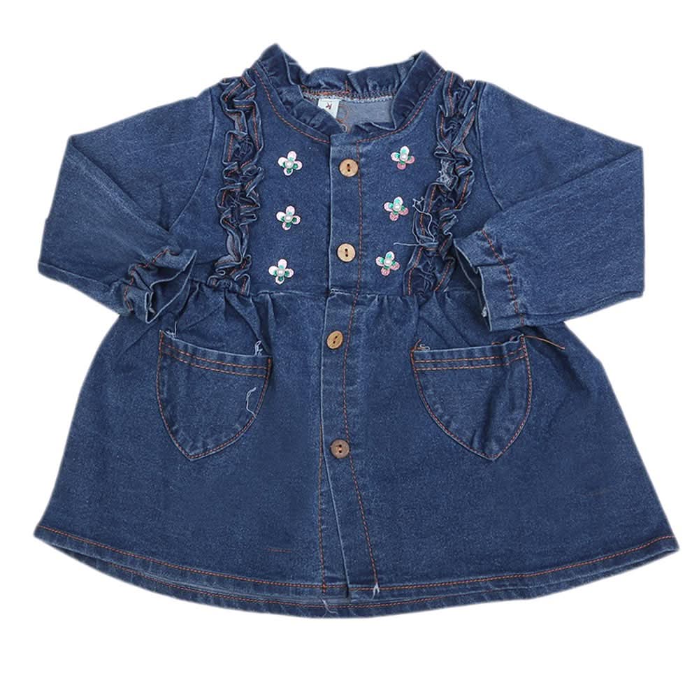 Girls Denim Top - Blue, Kids, Tops, Chase Value, Chase Value