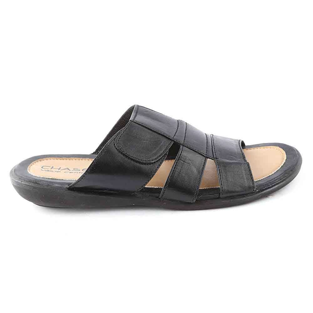 Men's Slippers (013) - Black, Men, Slippers, Chase Value, Chase Value
