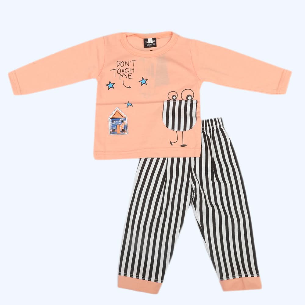 Newborn Boys Full Sleeves Suit - Peach, Kids, NB Boys Sets And Suits, Chase Value, Chase Value