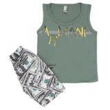 Boys Sando 2 Piece Suit - Green, Kids, Boys Sets And Suits, Chase Value, Chase Value