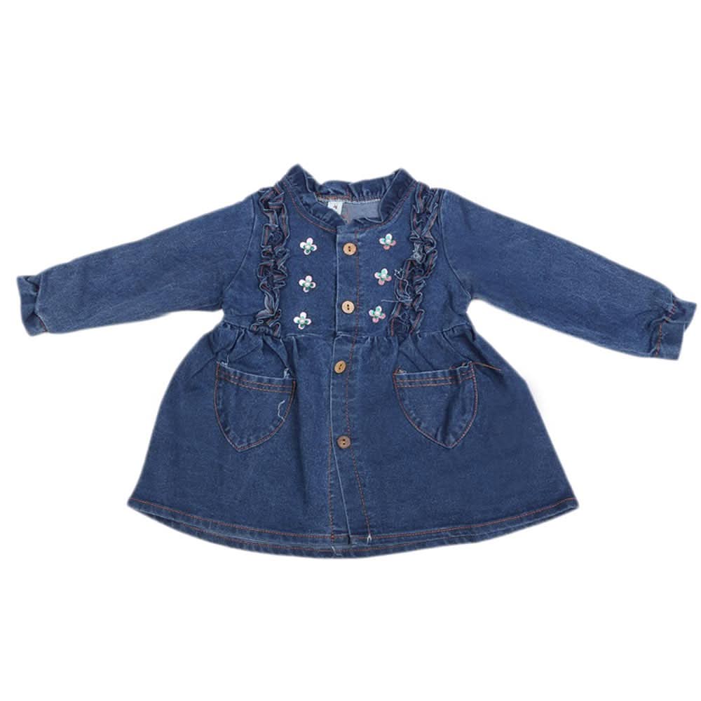 Girls Denim Top - Blue, Kids, Tops, Chase Value, Chase Value