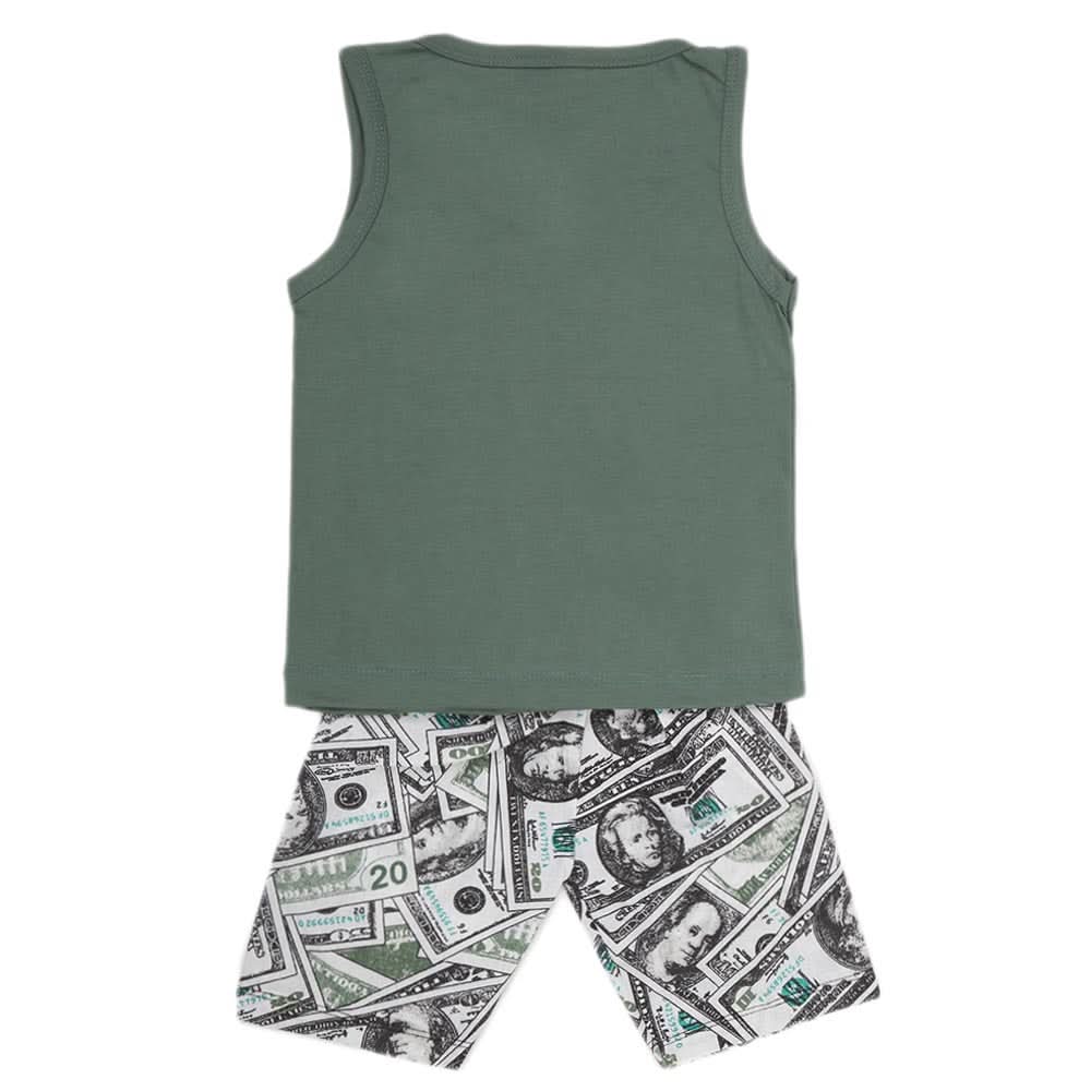 Boys Sando 2 Piece Suit - Green, Kids, Boys Sets And Suits, Chase Value, Chase Value
