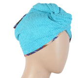 Women's Bath Towel Cap 23x9cm - Light-Blue, Home & Lifestyle, Bath Towels, Chase Value, Chase Value