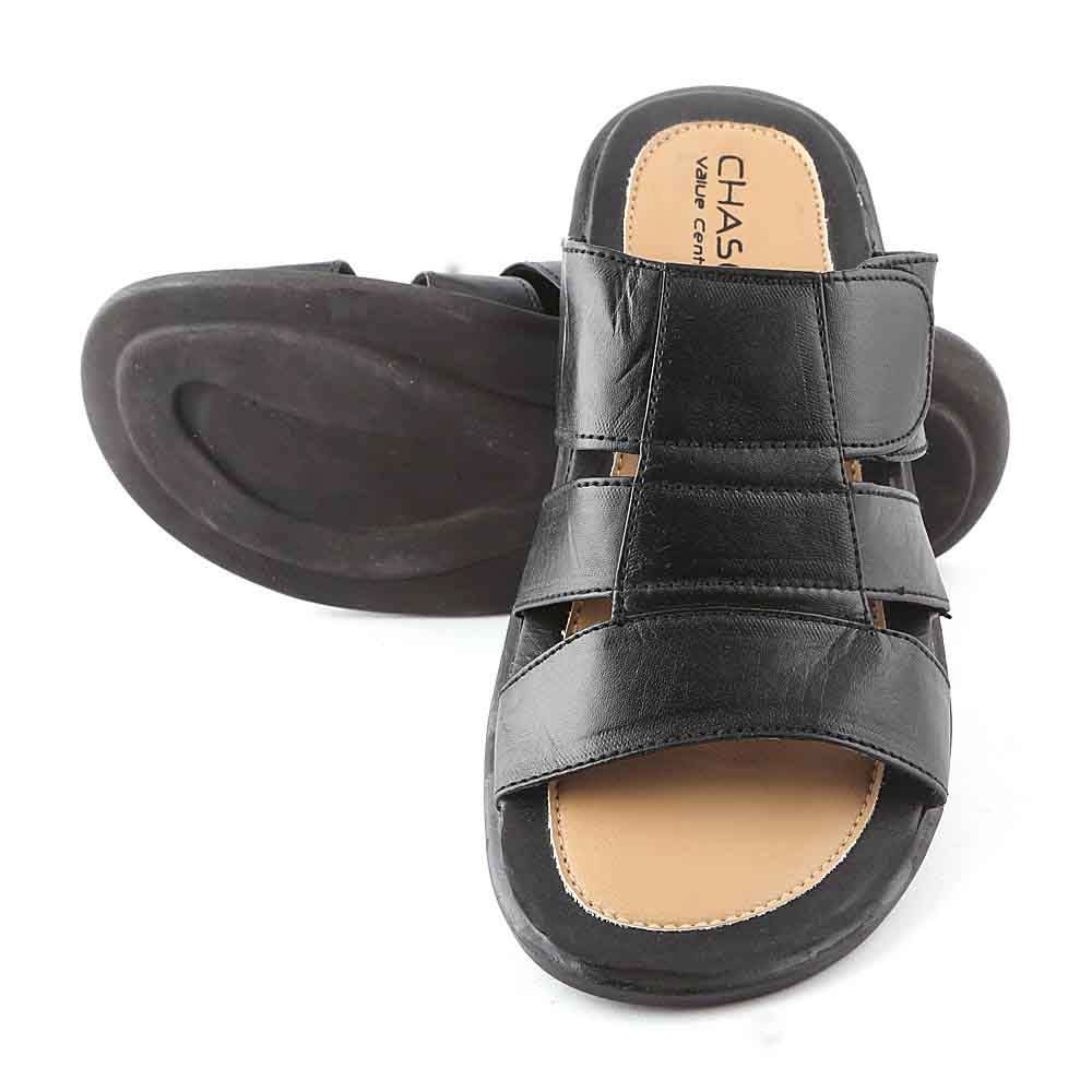 Men's Slippers (013) - Black, Men, Slippers, Chase Value, Chase Value