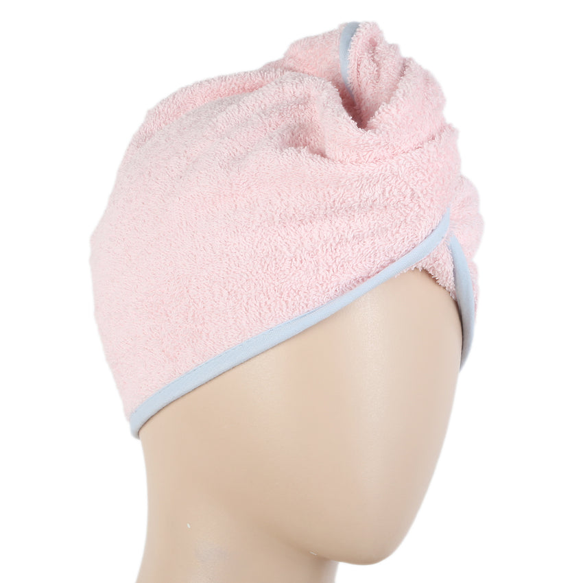 Women's Bath Towel Cap 23x9cm - Pink, Home & Lifestyle, Bath Towels, Chase Value, Chase Value