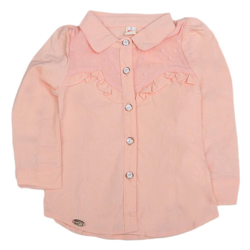 Girls Full Sleeves Shirt - Pink, Kids, Tops, Chase Value, Chase Value