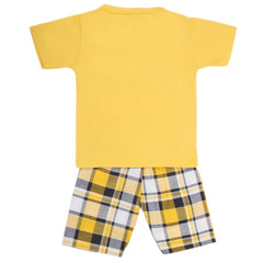 Boys Half Sleeves 2 Piece Suit - Yellow, Kids, Boys Sets And Suits, Chase Value, Chase Value