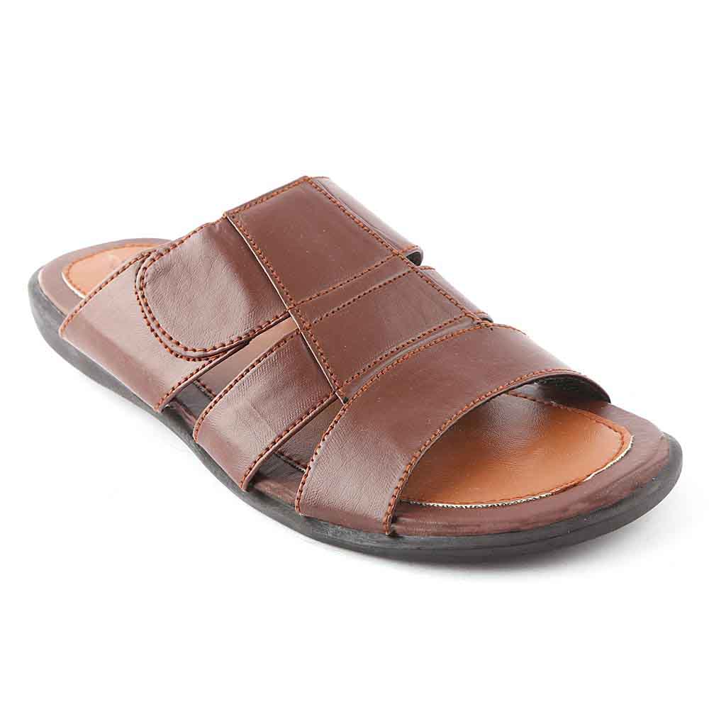 Men's Slippers (013) - Brown, Men, Slippers, Chase Value, Chase Value