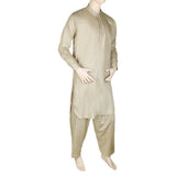 Men's Kameez Shalwar -Embroidered- Khaki, Men, Shalwar Kameez, Chase Value, Chase Value