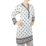 Women's Fancy Printed Wool Kurti - White, Women, Ready Kurtis, Chase Value, Chase Value