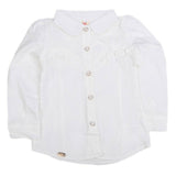 Girls Full Sleeves Shirt - White, Kids, Tops, Chase Value, Chase Value