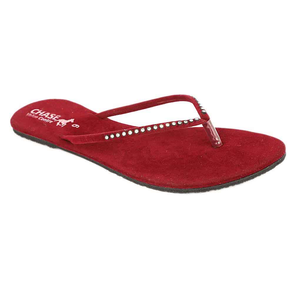 Women's Slipper (J315) - Maroon, Women, Slippers, Chase Value, Chase Value