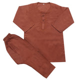 Newborn Boys Shalwar Suit - Dark Brown, Kids, Newborn Boys Shalwar Suits, Chase Value, Chase Value