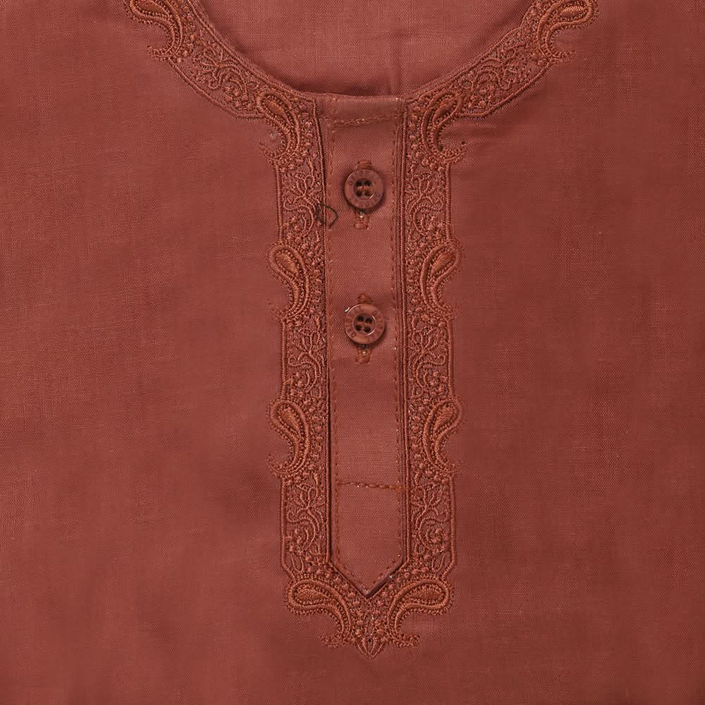Newborn Boys Shalwar Suit - Dark Brown, Kids, Newborn Boys Shalwar Suits, Chase Value, Chase Value