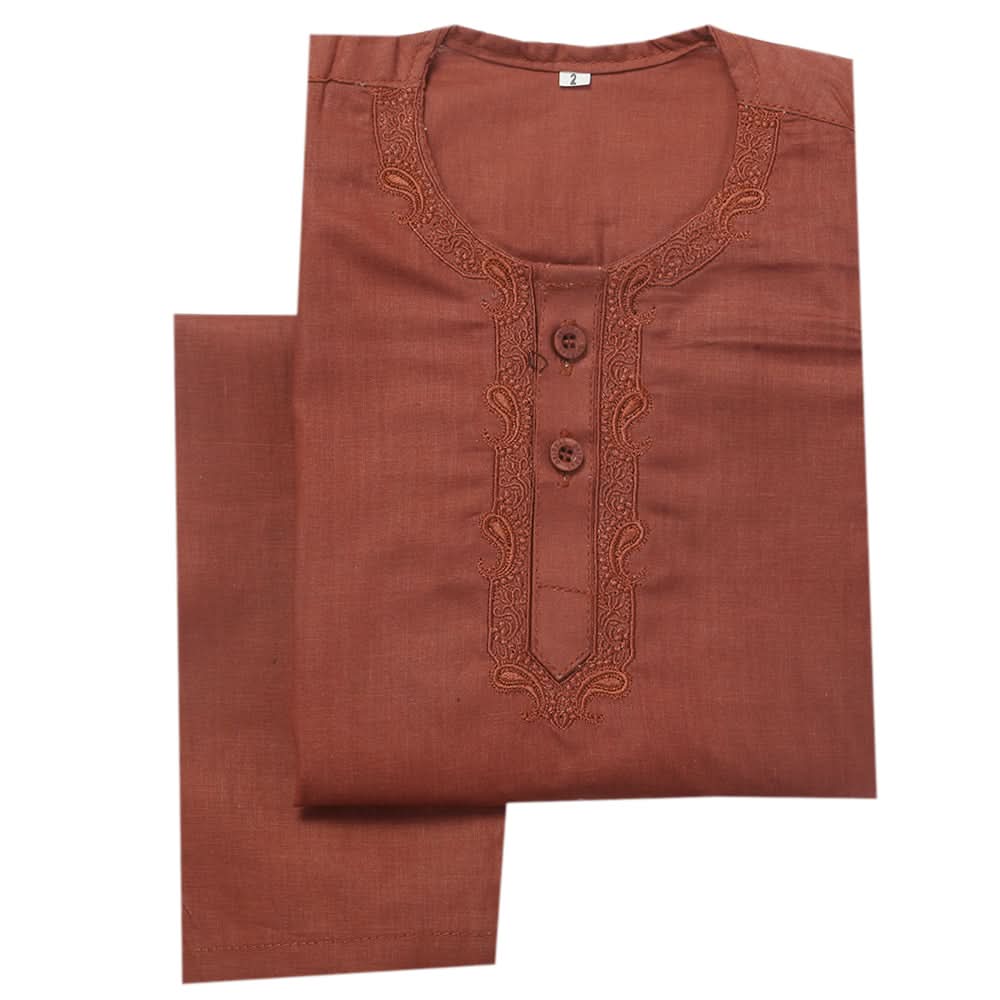 Newborn Boys Shalwar Suit - Dark Brown, Kids, Newborn Boys Shalwar Suits, Chase Value, Chase Value