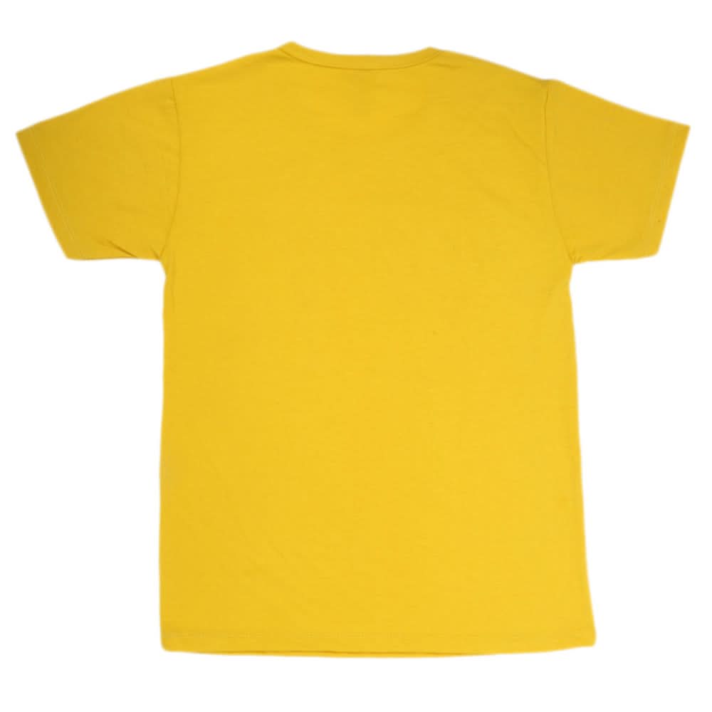 Boys Half Sleeves T-Shirt - Yellow, Kids, Boys T-Shirts, Chase Value, Chase Value