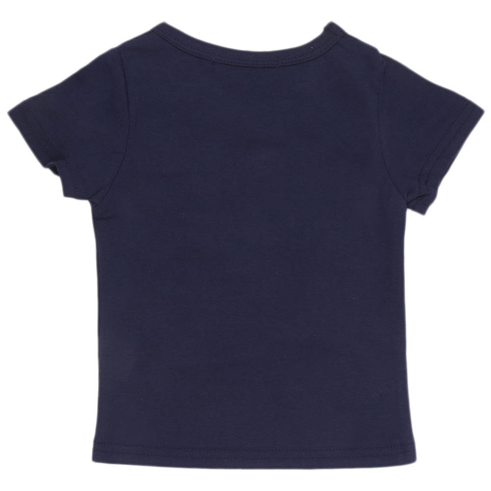 Newborn Boys T-Shirt - Navy Blue, Kids, NB Boys Shirts And T-Shirts, Chase Value, Chase Value
