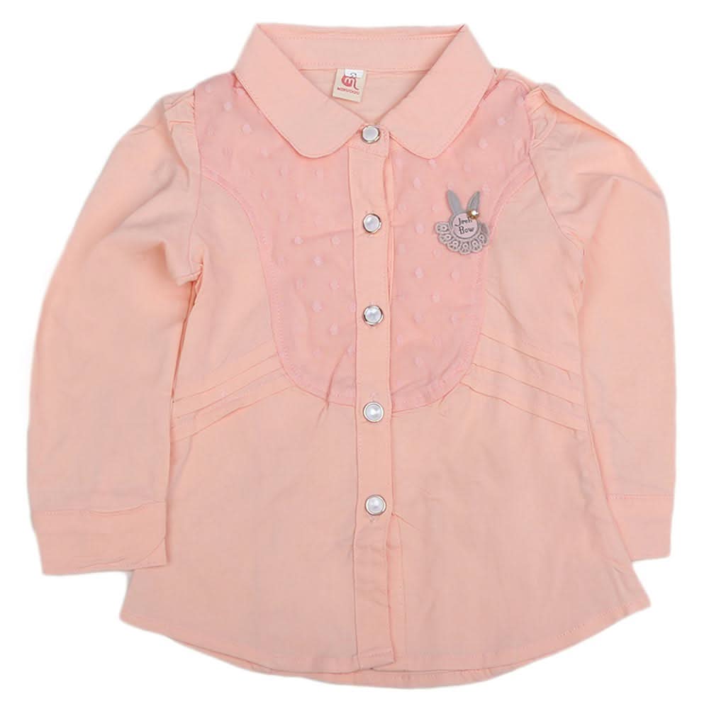 Girls Full Sleeves Shirt - Pink, Kids, Tops, Chase Value, Chase Value