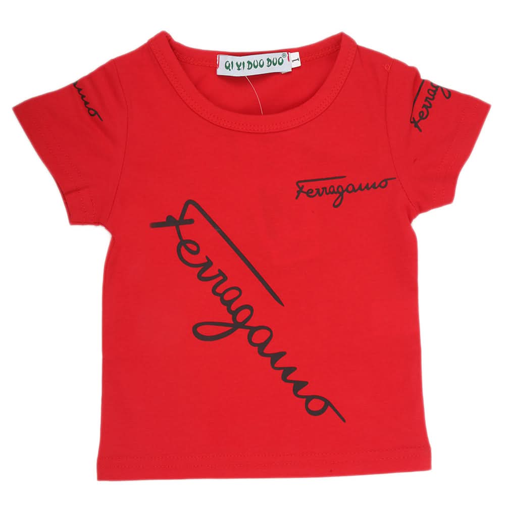 Newborn Boys T-Shirt - Red, Kids, NB Boys Shirts And T-Shirts, Chase Value, Chase Value