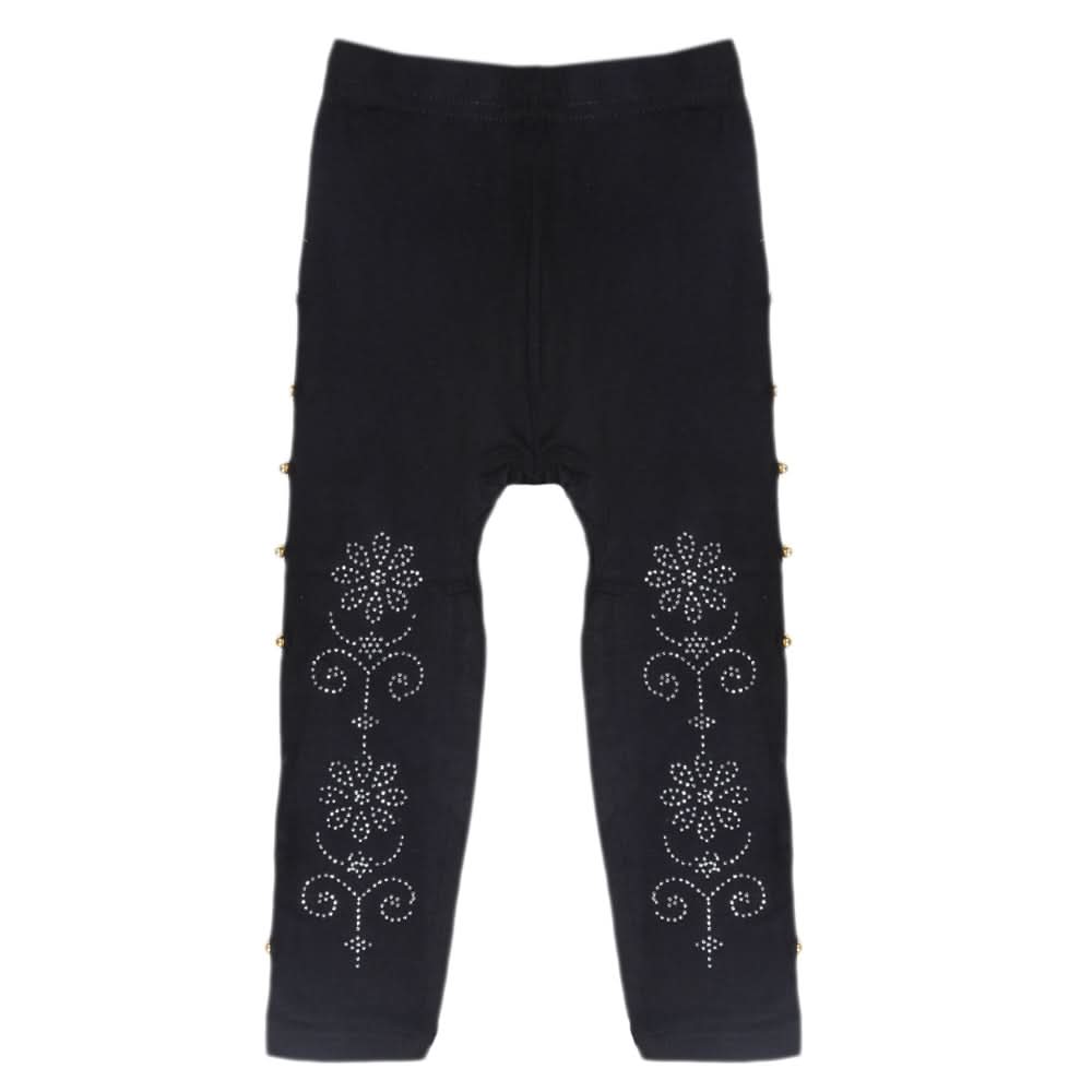 Girls Tight - Black, Kids, Tights Leggings And Pajama, Chase Value, Chase Value