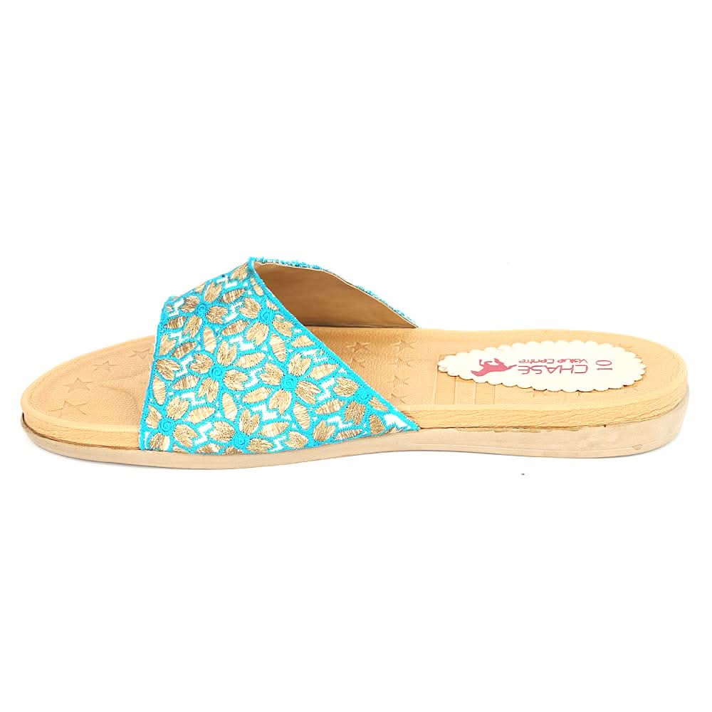Women's Slipper (1088) - Blue, Women, Slippers, Chase Value, Chase Value