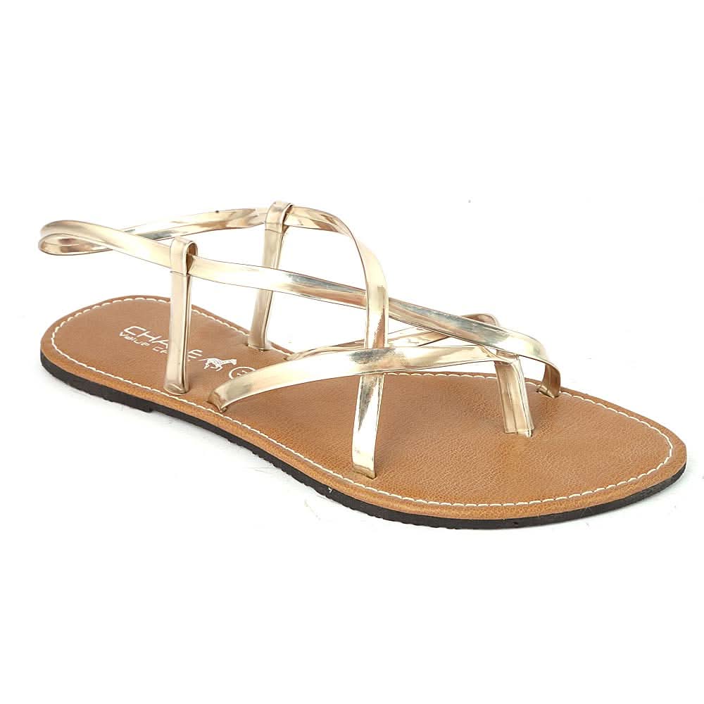 Women's Sandal (206) - Golden, Women, Sandals, Chase Value, Chase Value