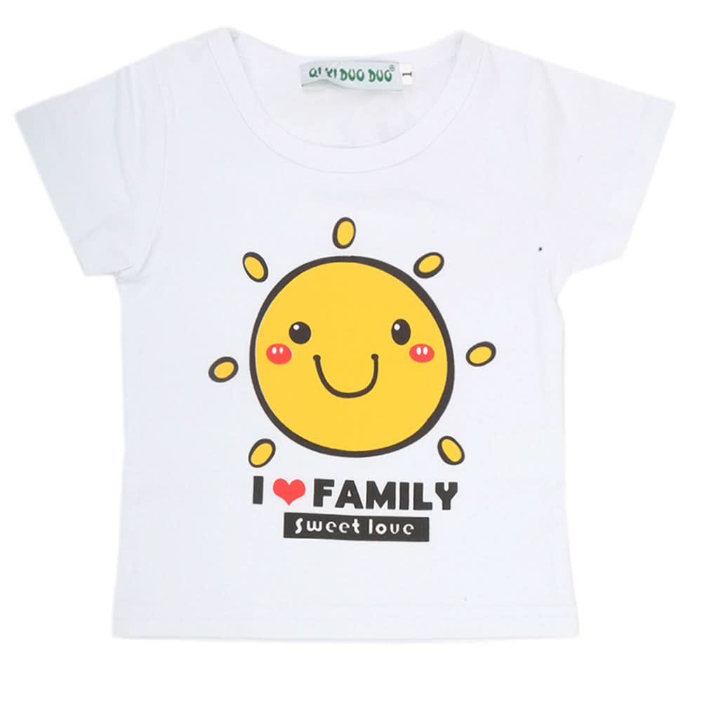 Newborn Boys T-Shirt - White, Kids, NB Boys Shirts And T-Shirts, Chase Value, Chase Value