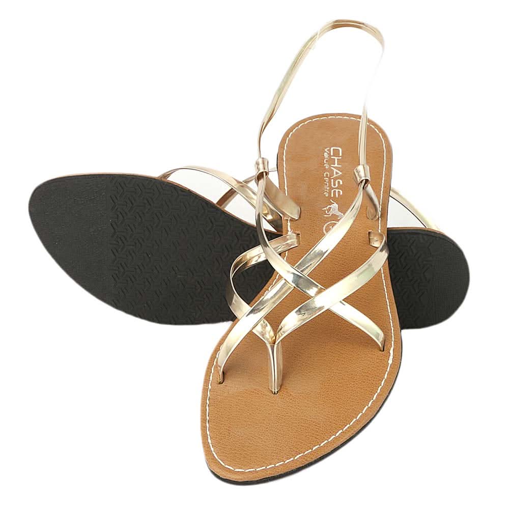 Women's Sandal (206) - Golden, Women, Sandals, Chase Value, Chase Value