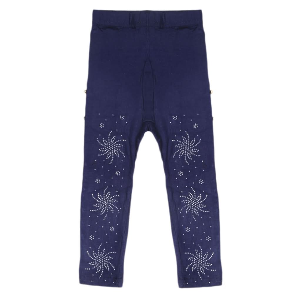 Girls Tight - Navy Blue, Kids, Tights Leggings And Pajama, Chase Value, Chase Value