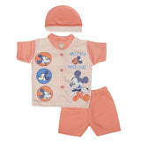 Newborn Boys Suits 3 Pcs - Peach, Kids, NB Boys Sets And Suits, Chase Value, Chase Value