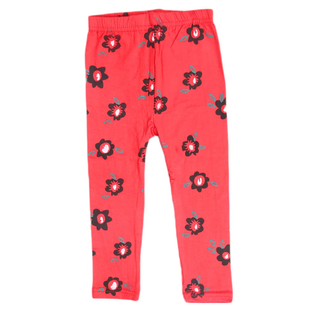 Girls Tight - Red, Kids, Tights Leggings And Pajama, Chase Value, Chase Value