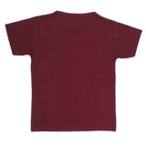 Boys Half Sleeves T-Shirt - Maroon, Kids, Boys T-Shirts, Chase Value, Chase Value