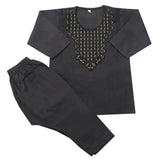 Newborn Boys Shalwar Suit - Dark Grey, Kids, Newborn Boys Shalwar Suits, Chase Value, Chase Value