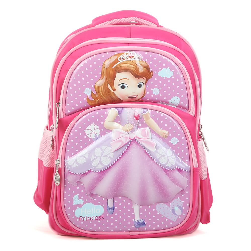 School Backpack 913 (13R1) - Pink, Kids, School And Laptop Bags, Chase Value, Chase Value