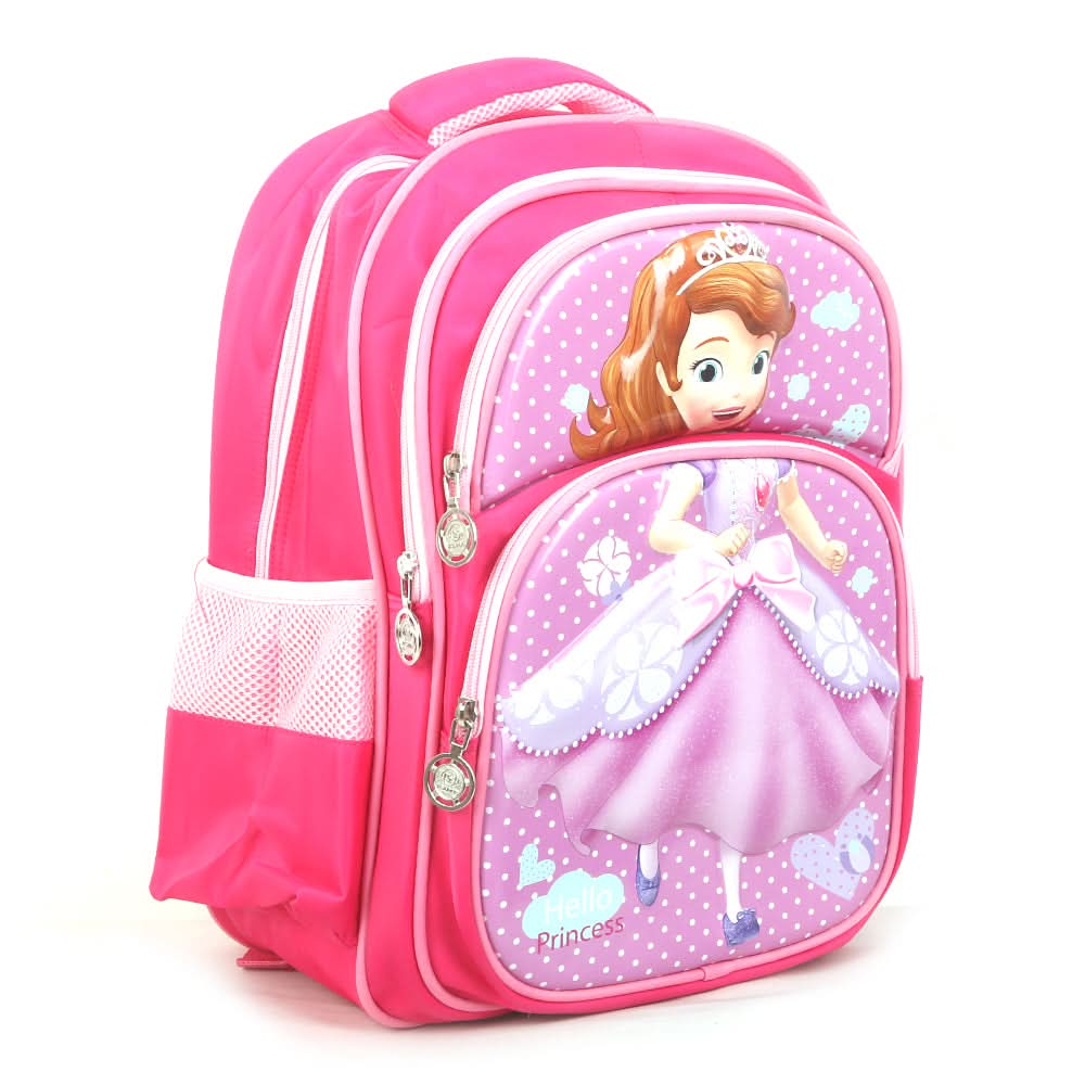 School Backpack 913 (13R1) - Pink, Kids, School And Laptop Bags, Chase Value, Chase Value