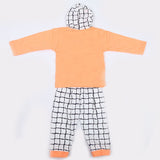 Newborn Boys Hooded Full Sleeves Suit  - Orange, Kids, NB Boys Sets And Suits, Chase Value, Chase Value