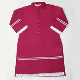 Girls Lace Khaddar Kurti - Purple, Kids, Girls Kurti, Chase Value, Chase Value