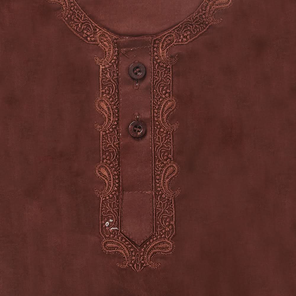 Newborn Boys Shalwar Suit - Coffee, Kids, Newborn Boys Shalwar Suits, Chase Value, Chase Value