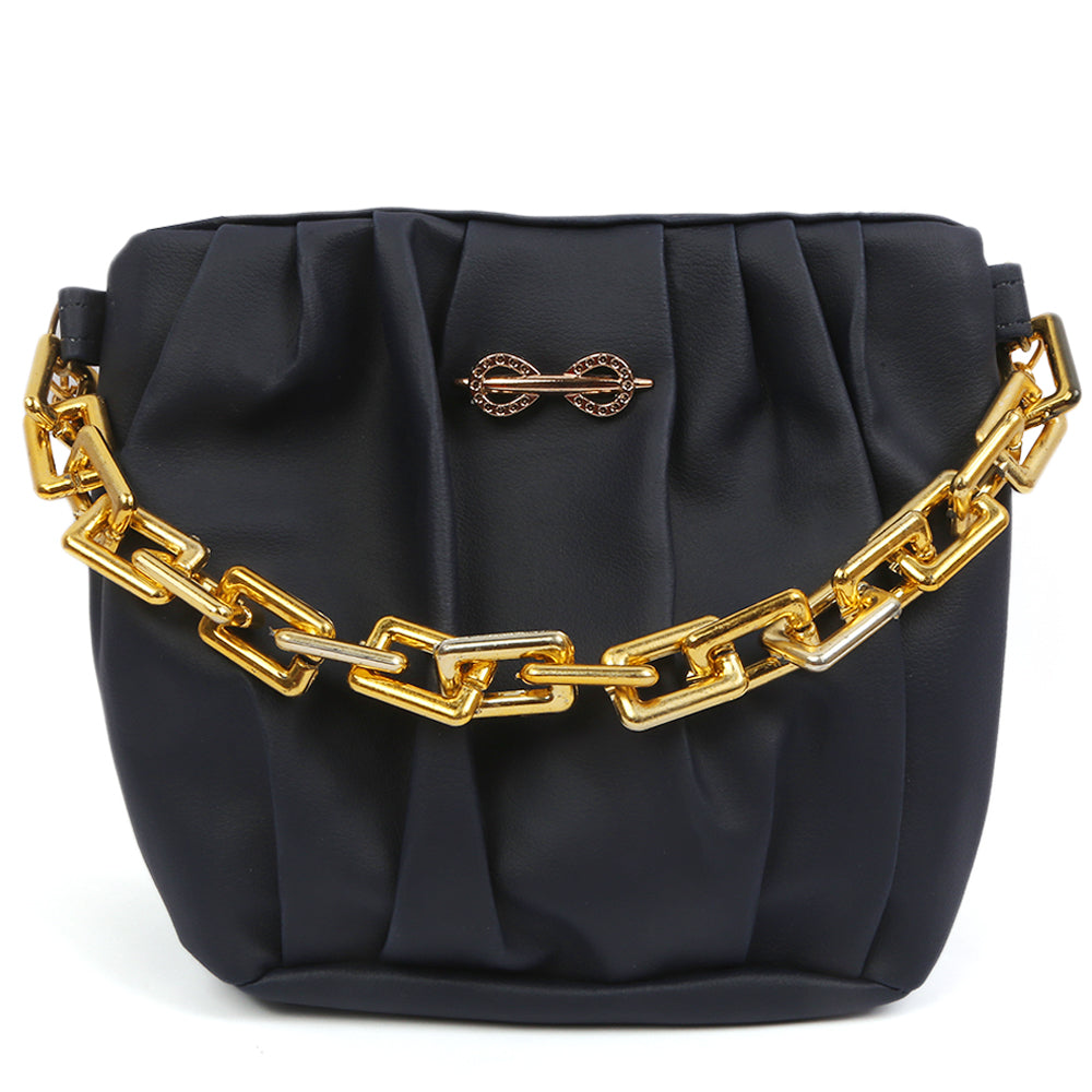 Women's Shoulder Bag - Navy Blue, Women Bags, Chase Value, Chase Value