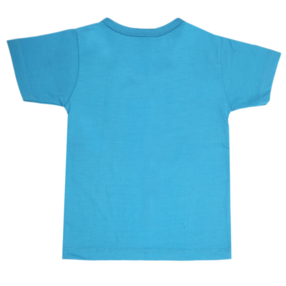 Boys Half Sleeves T-Shirt - Blue, Kids, Boys T-Shirts, Chase Value, Chase Value