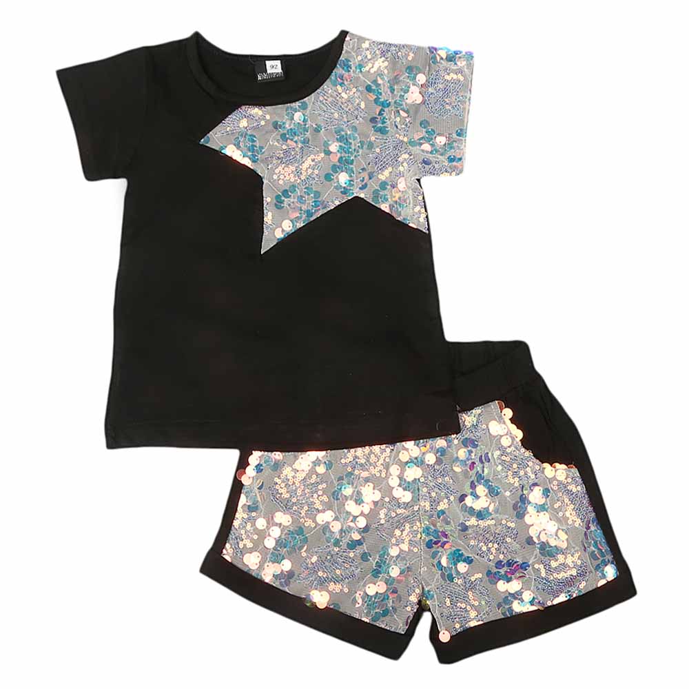 GIrls Suit - Black, Kids, Girls Sets And Suits, Chase Value, Chase Value
