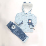 Newborn Boys Full Sleeves Hooded Suit - Blue, Kids, NB Boys Sets And Suits, Chase Value, Chase Value