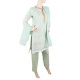 Women's Fancy Chikankari 3 Piece Suit - Green, Women, Shalwar Suits, Chase Value, Chase Value