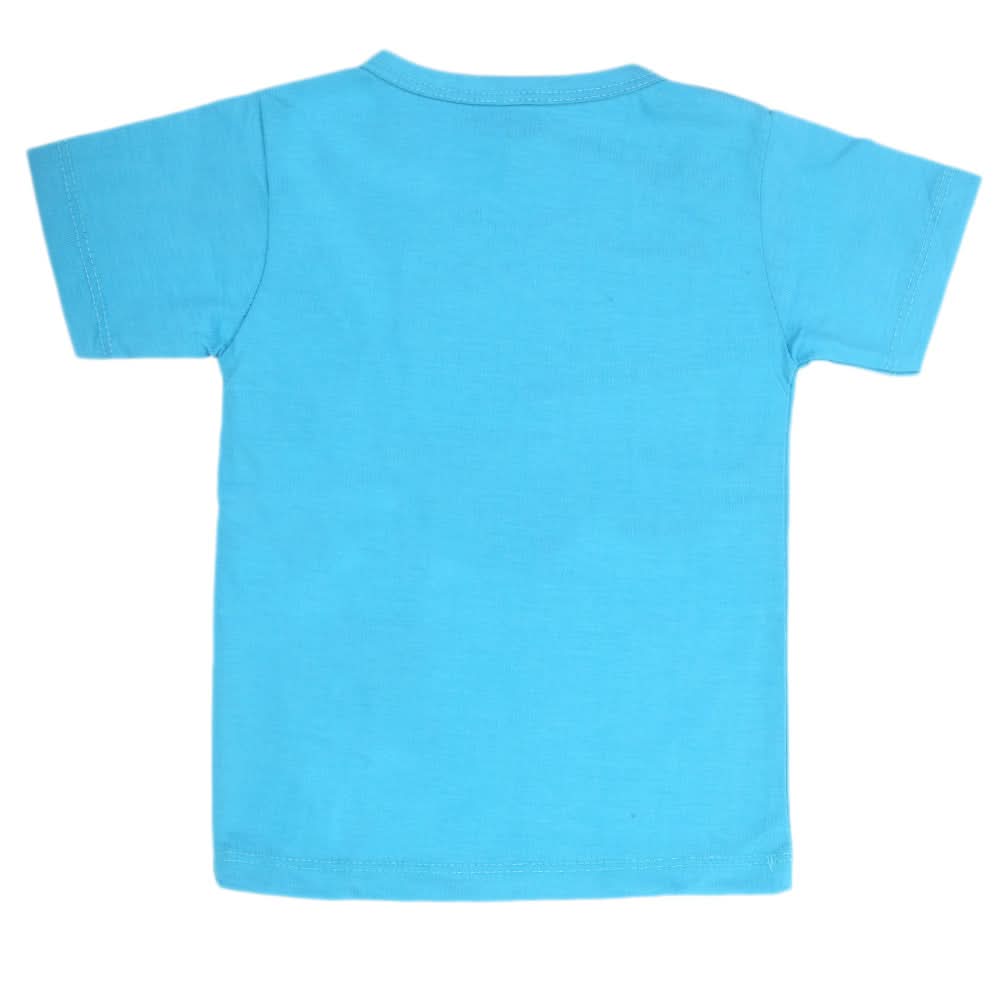 Boys Half Sleeves T-Shirt - Blue, Kids, Boys T-Shirts, Chase Value, Chase Value