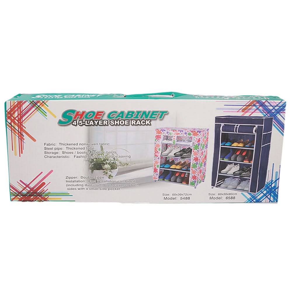 Shoe Cabinet 4 Layer (6588) - Green, Home & Lifestyle, Storage Boxes, Chase Value, Chase Value