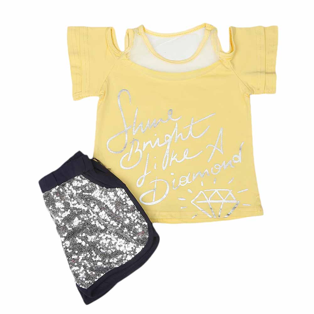Girls Suit - Yellow, Kids, Girls Sets And Suits, Chase Value, Chase Value