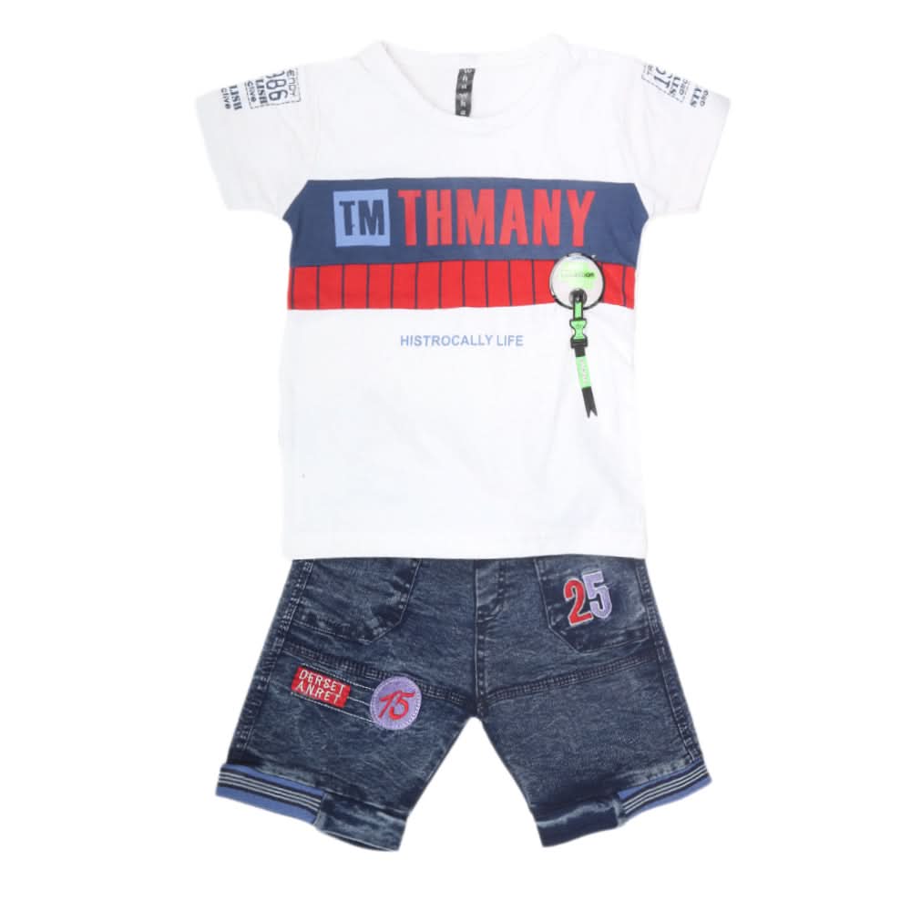 Boys Half Sleeves Suit 43202-Red, Kids, Boys Sets And Suits, Chase Value, Chase Value